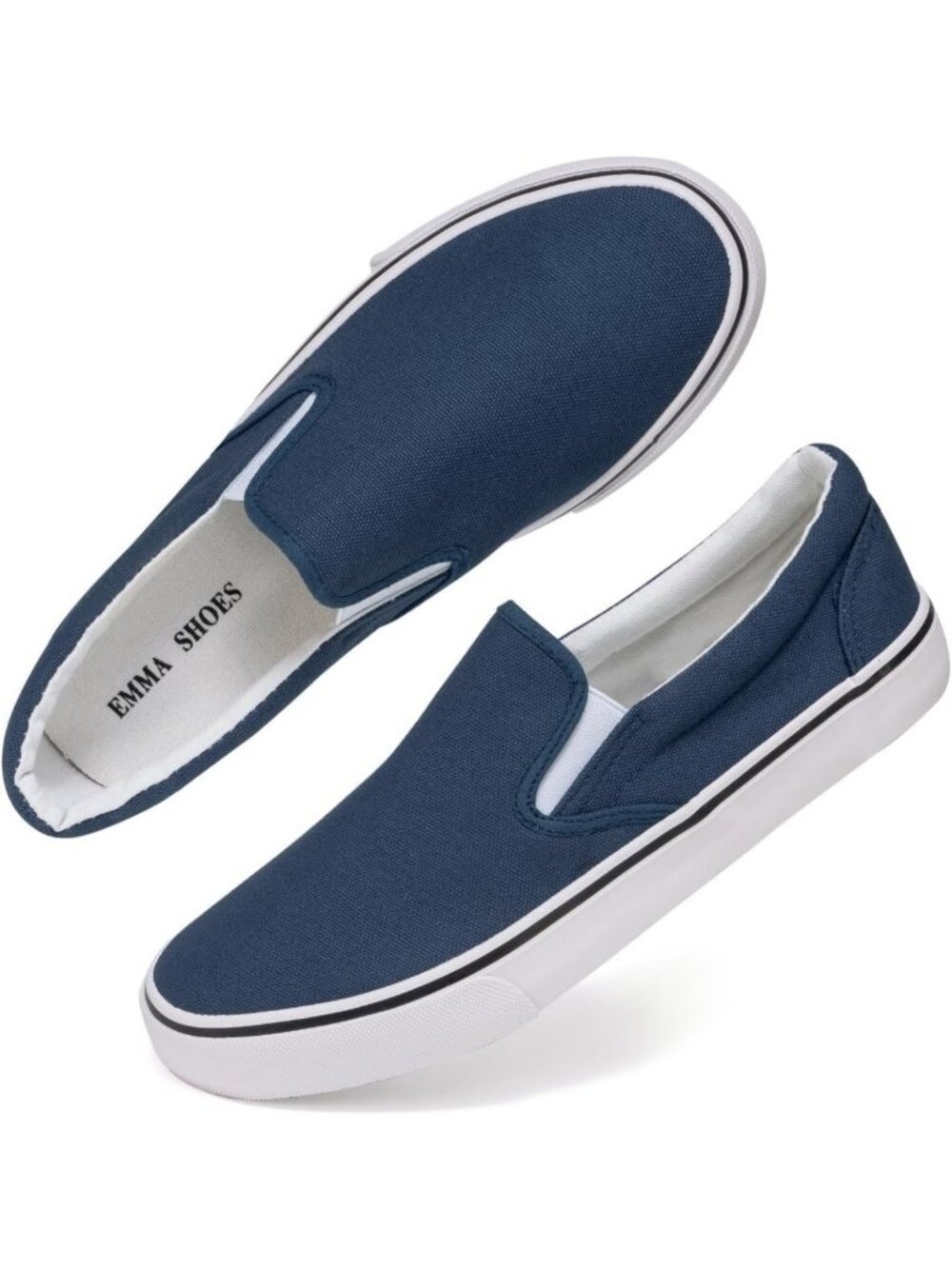 Stylish Women's Canvas Slip-On Sneakers - Comfortable & Versatile Footwear
